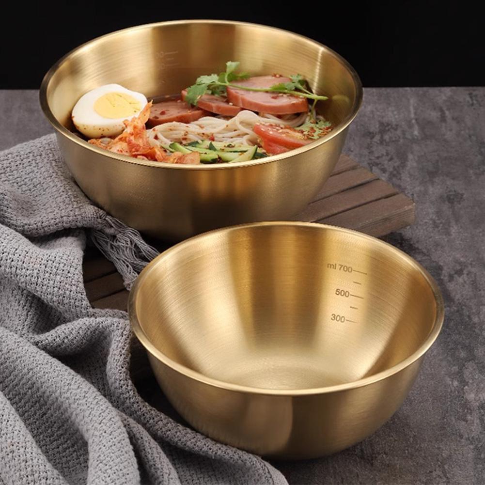 Food Storage Meals - Tazón para ensalada de acero inoxidable