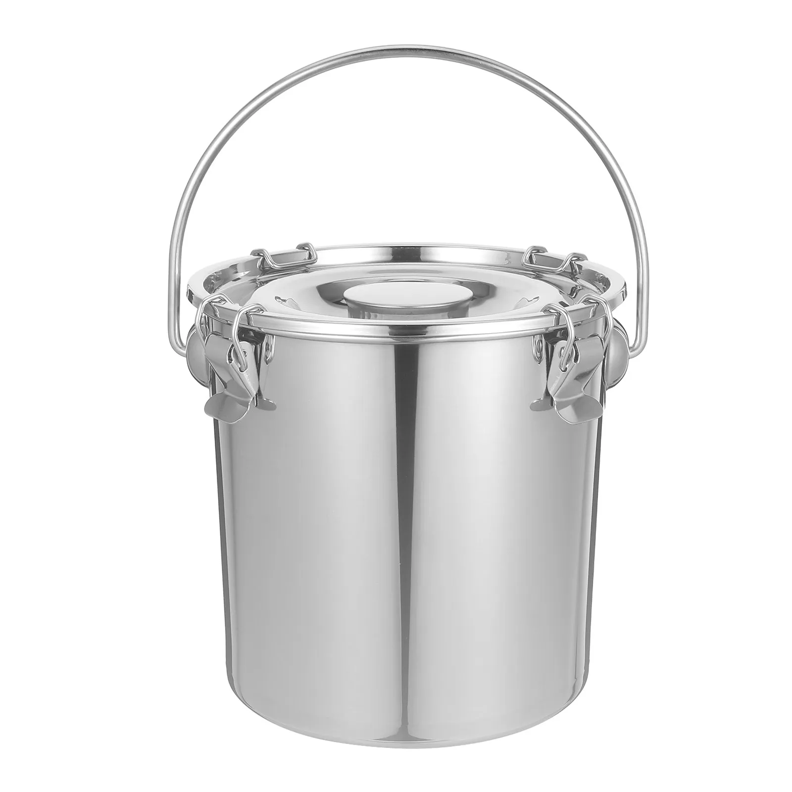 Food Storage Containers - Cubo de acero inoxidable portátil y
