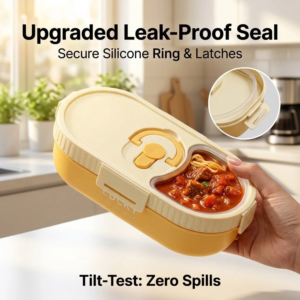 Juego de recipientes para llev - Food Storage With Dividers reseña y precio