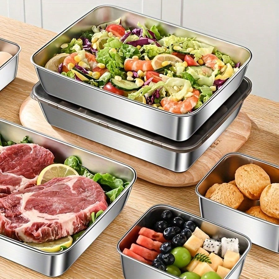 Paquete de 5 recipientes de ac - Food Storage Meals reseña y precio