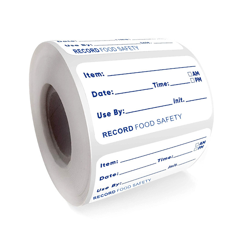 500 unidades por rollo. Adhesi - Food Storage Labels reseña y precio